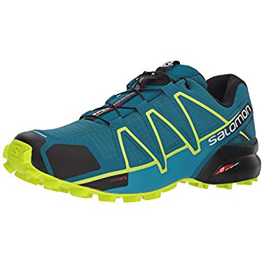 Salomon Speedcross 4,Zapatillas de Running para Hombre,Varios Colores (Deep Lagoon/Acid Lime/Reflecting Po 000),45 1/3 EU